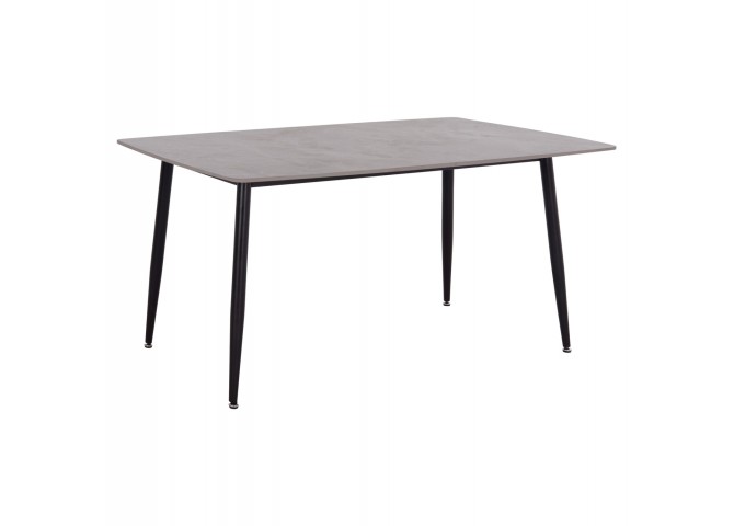 ΤΡΑΠΕΖΙ RAVEN HM18150.13 ΚΕΡΑΜΙΚΟ TOP ΜΕ ΟΨΗ ΓΚΡΙ ΜΑΡΜΑΡΟ 160x80x74Υεκ.
