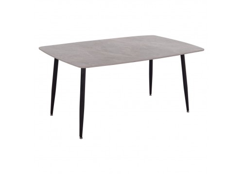 ΤΡΑΠΕΖΙ RAVEN HM18150.13 ΚΕΡΑΜΙΚΟ TOP ΜΕ ΟΨΗ ΓΚΡΙ ΜΑΡΜΑΡΟ 160x80x74Υεκ.