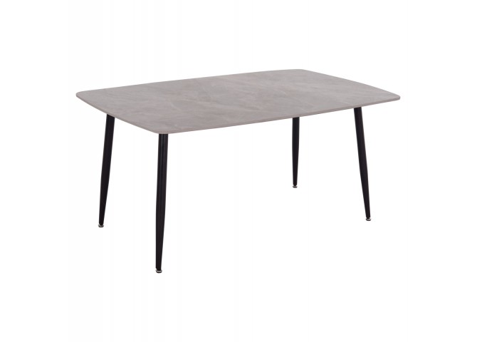ΤΡΑΠΕΖΙ RAVEN HM18150.13 ΚΕΡΑΜΙΚΟ TOP ΜΕ ΟΨΗ ΓΚΡΙ ΜΑΡΜΑΡΟ 160x80x74Υεκ.