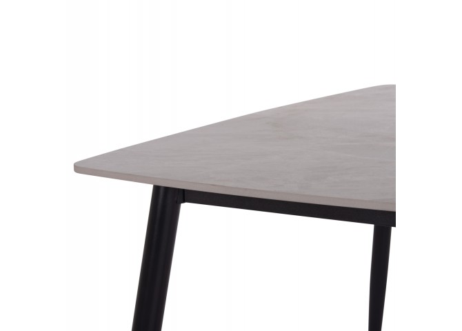 ΤΡΑΠΕΖΙ RAVEN HM18150.13 ΚΕΡΑΜΙΚΟ TOP ΜΕ ΟΨΗ ΓΚΡΙ ΜΑΡΜΑΡΟ 160x80x74Υεκ.