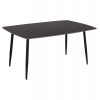 ΤΡΑΠΕΖΙ RAVEN HM18150.02 ΚΕΡΑΜΙΚΟ TOP ΜΕ ΟΨΗ ΜΑΥΡΟ ΜΑΡΜΑΡΟ 160x80x74Υεκ.