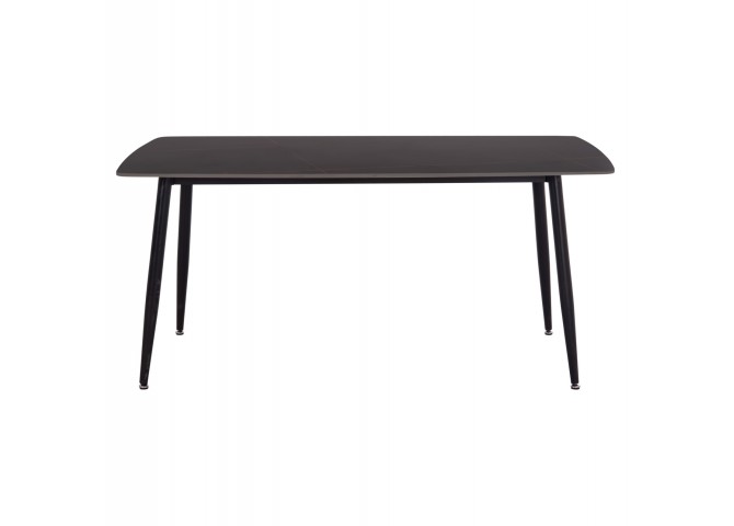 ΤΡΑΠΕΖΙ RAVEN HM18150.02 ΚΕΡΑΜΙΚΟ TOP ΜΕ ΟΨΗ ΜΑΥΡΟ ΜΑΡΜΑΡΟ 160x80x74Υεκ.