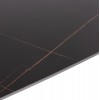 ΤΡΑΠΕΖΙ RAVEN HM18150.02 ΚΕΡΑΜΙΚΟ TOP ΜΕ ΟΨΗ ΜΑΥΡΟ ΜΑΡΜΑΡΟ 160x80x74Υεκ.