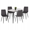 ΣΕΤ ΤΡΑΠΕΖΑΡΙΑΣ 5ΤΜΧ LATRELL HM21192 ΤΡΑΠΕΖΙ ΚΕΡΑΜΙΚΟ TOP-ΒΕΛΟΥΔΟ ΓΚΡΙ ΚΑΡΕΚΛΕΣ