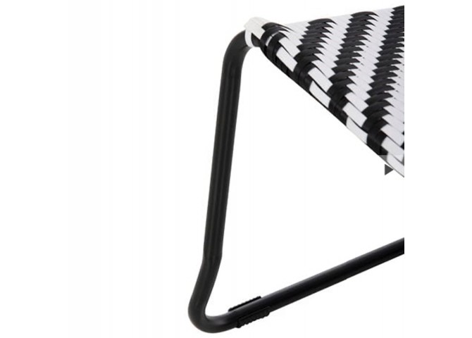 ΣΕΤ LOUNGE 3TMX ΕΞ.ΧΩΡΟΥ PONY HM21193 ΜΕΤΑΛΛΟ ΣΕ ΓΚΡΙ--ΣΥΝΘ.RATTAN ΣΕ ΛΕΥΚΟ-ΜΑΥΡΟ