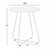 ΣΕΤ LOUNGE 3TMX ΕΞ.ΧΩΡΟΥ PONY HM21193.02 ΜΕΤΑΛΛΟ ΚΑΙ ΣΥΝΘ.RATTAN ΣΕ ΛΕΥΚΟ-ΜΑΥΡΟ