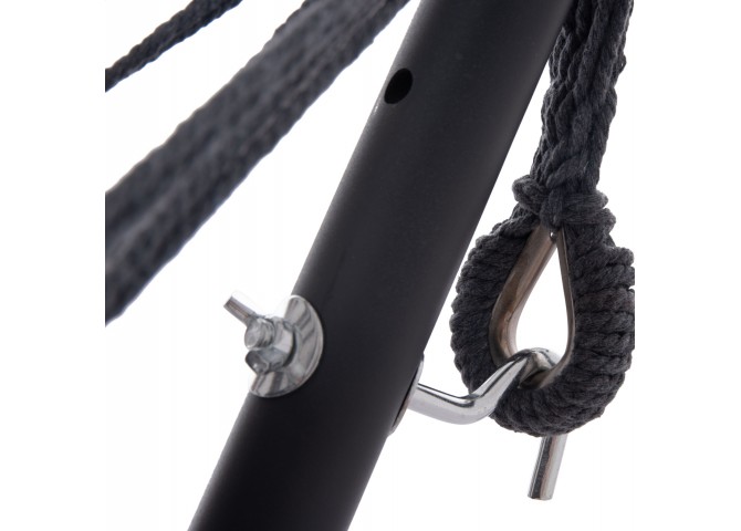 ΑΙΩΡΑ CRAVE HM6304.01 ΑΝΘΡΑΚΙ ΜΕΤΑΛΛΙΚΟΣ ΣΚΕΛΕΤΟΣ-ΣΚΟΥΡΟ ΓΚΡΙ ΥΦΑΣΜΑ 265x93x105Υεκ