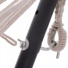 ΑΙΩΡΑ CRAVE HM6304.02 ΑΝΘΡΑΚΙ ΜΕΤΑΛΛΙΚΟΣ ΣΚΕΛΕΤΟΣ--ΜΠΕΖ ΥΦΑΣΜΑ 265x93x105Υεκ