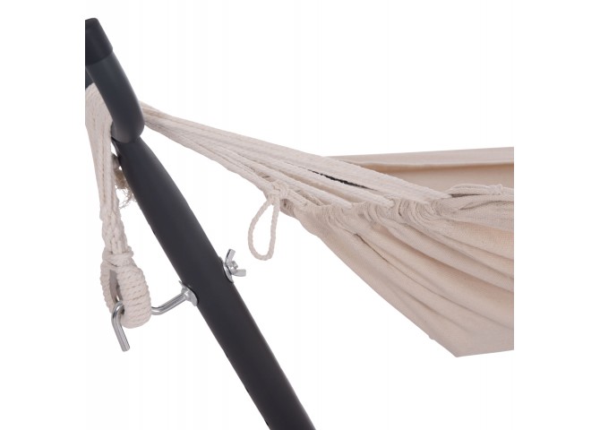 ΑΙΩΡΑ CRAVE HM6304.02 ΑΝΘΡΑΚΙ ΜΕΤΑΛΛΙΚΟΣ ΣΚΕΛΕΤΟΣ--ΜΠΕΖ ΥΦΑΣΜΑ 265x93x105Υεκ