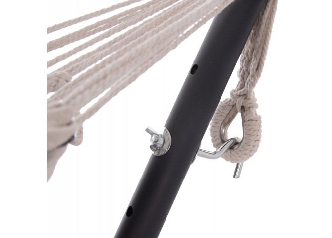 ΑΙΩΡΑ CRAVE HM6304.03 ΑΝΘΡΑΚΙ ΜΕΤΑΛ. ΣΚΕΛΕΤΟΣ--ΜΠΛΕ ΠΑΝΙ ΜΕ ΛΕΥΚΗ ΡΙΓΑ 265x93x105Υεκ