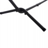 ΑΙΩΡΑ CRAVE HM6304.03 ΑΝΘΡΑΚΙ ΜΕΤΑΛ. ΣΚΕΛΕΤΟΣ--ΜΠΛΕ ΠΑΝΙ ΜΕ ΛΕΥΚΗ ΡΙΓΑ 265x93x105Υεκ