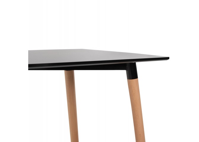ΣΕΤ ΤΡΑΠΕΖΑΡΙΑΣ 5ΤΜΧ MINIMAL HM21178 MDF TOP ΣΕ ΜΑΥΡΟ-ΣΚΕΛΕΤΟΣ ΣΕ ΦΥΣΙΚΟ ΞΥΛΟΥ