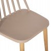 ΣΕΤ ΤΡΑΠΕΖΑΡΙΑΣ 5ΤΜΧ VANESSA HM21181 MDF TOP ΣΕ ΦΥΣΙΚΟ-ΣΚΕΛΕΤΟΣ ΣΕ ΦΥΣΙΚΟ