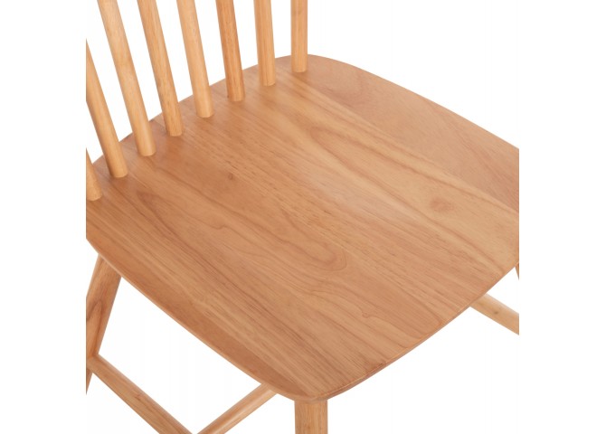 ΣΕΤ ΤΡΑΠΕΖΑΡΙΑΣ 5ΤΜΧ LUCIEN HM21183 MDF TOP & ΞΥΛΟ ΟΞΙΑΣ ΣΕ ΦΥΣΙΚΟ ΧΡΩΜΑ