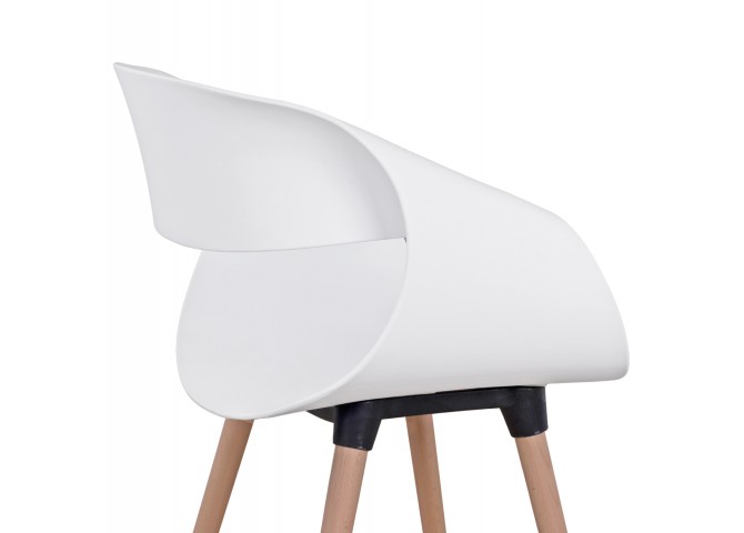 ΣΕΤ ΤΡΑΠΕΖΑΡΙΑΣ 5ΤΜΧ MAGGIE HM21186 MDF TOP & ΠΟΛΥΠΡΟΠΥΛΕΝΙΟ ΣΕ ΛΕΥΚΟ ΧΡΩΜΑ