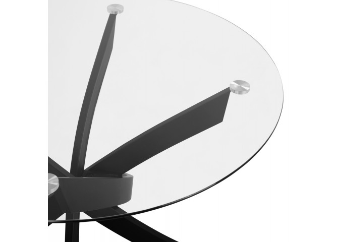 ΣΕΤ ΤΡΑΠΕΖΑΡΙΑΣ 5ΤΜΧ LADY HM21199.02 ΓΥΑΛΙ--ΜΕΤΑΛΛΟ ΣΕ ΜΑΥΡΟ & ΒΕΛΟΥΔΟ ΣΑΠΙΟ ΜΗΛΟ