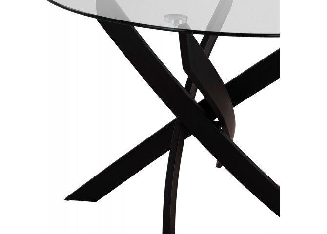 ΣΕΤ ΤΡΑΠΕΖΑΡΙΑΣ 5ΤΜΧ LADY HM21199.03 ΓΥΑΛΙ--ΜΕΤΑΛΛΟ ΣΕ ΜΑΥΡΟ & ΒΕΛΟΥΔΟ ΚΥΠΑΡΙΣΣΙ