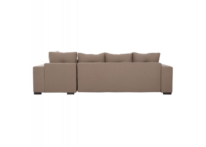 ΓΩΝΙΑΚΟΣ ΚΑΝΑΠΕΣ-ΚΡΕΒΑΤΙ ΜΕ ΑΠΟΘ.ΧΩΡΟ TRENDSTON HM3302.03R ΜΠΕΖ ΥΦΑΣΜΑ 298x177x95Υεκ