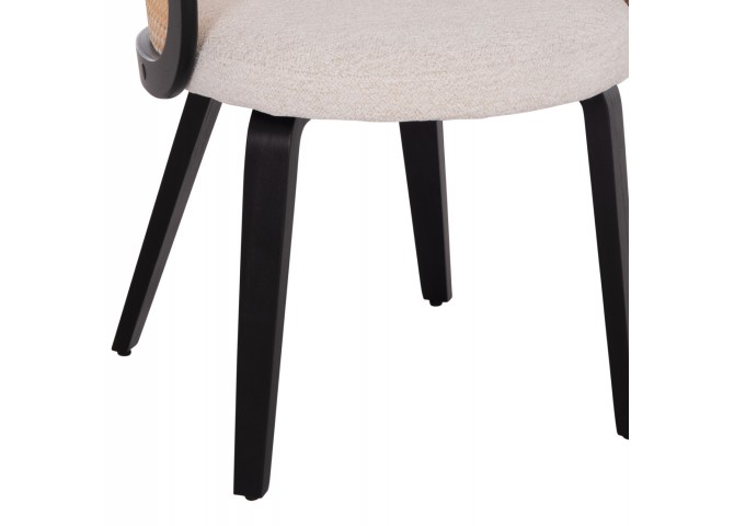 ΠΟΛΥΘΡΟΝΑ ΤΡΑΠΕΖΑΡΙΑΣ BECKER HM18246.02 PLYWOOD ΜΑΥΡΟ--ΕΚΡΟΥ ΥΦΑΣΜΑ 54x62x79Υεκ.