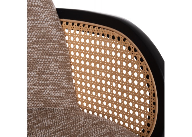 ΠΟΛΥΘΡΟΝΑ ΤΡΑΠΕΖΑΡΙΑΣ BECKER HM18246.03 PLYWOOD ΜΑΥΡΟ--ΚΑΦΕ ΥΦΑΣΜΑ 54x62x79Υεκ.