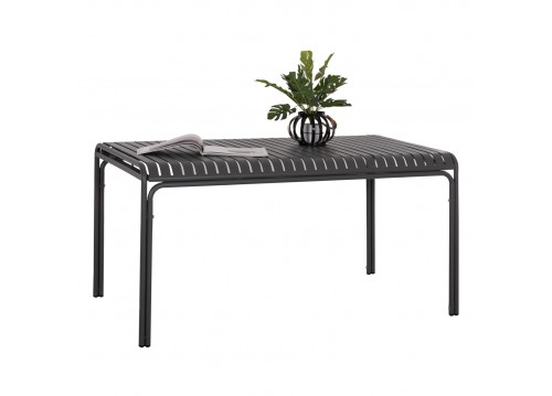 ΤΡΑΠΕΖΙ ΑΛΟΥΜΙΝΙΟΥ RACHEL HM6339.01 ΓΚΡΙ 150x80x75Υεκ.