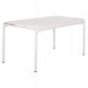 ΤΡΑΠΕΖΙ ΑΛΟΥΜΙΝΙΟΥ RACHEL HM6339.02 ΛΕΥΚΟ 150x80x75Υεκ.