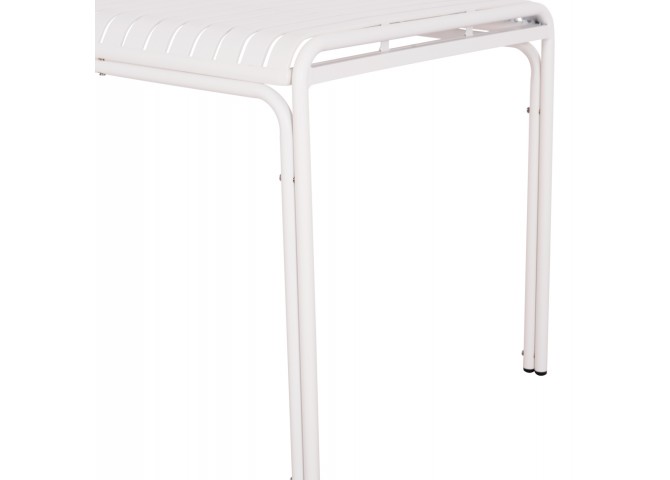 ΤΡΑΠΕΖΙ ΑΛΟΥΜΙΝΙΟΥ RACHEL HM6339.02 ΛΕΥΚΟ 150x80x75Υεκ.