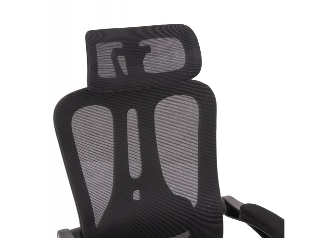 ΚΑΡΕΚΛΑ ΓΡΑΦΕΙΟΥ BARNET HM18258.01 ΜΑΥΡΟ MESH-ΜΑΥΡΟΣ ΣΚΕΛΕΤΟΣ NYLON 61x62x123Υ