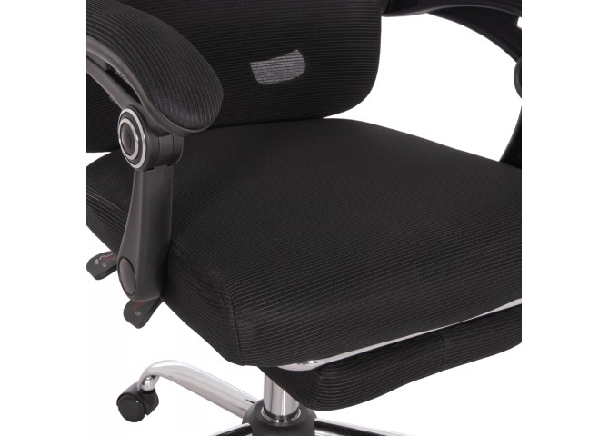 ΚΑΡΕΚΛΑ ΓΡΑΦΕΙΟΥ BARNET HM18258.01 ΜΑΥΡΟ MESH-ΜΑΥΡΟΣ ΣΚΕΛΕΤΟΣ NYLON 61x62x123Υ
