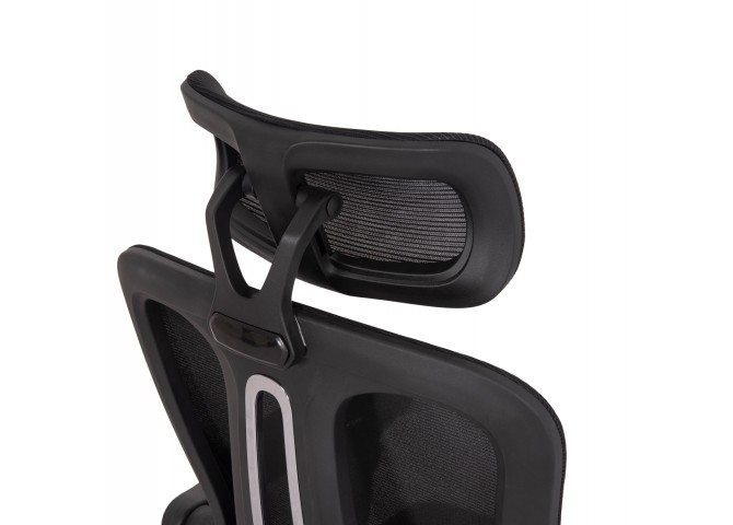 ΚΑΡΕΚΛΑ ΓΡΑΦΕΙΟΥ BARNET HM18258.01 ΜΑΥΡΟ MESH-ΜΑΥΡΟΣ ΣΚΕΛΕΤΟΣ NYLON 61x62x123Υ