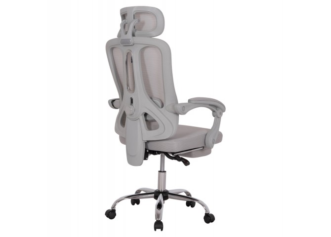 ΚΑΡΕΚΛΑ ΓΡΑΦΕΙΟΥ BARNET HM18258.02 ΓΚΡΙ MESH-ΓΚΡΙ ΣΚΕΛΕΤΟΣ NYLON 61x62x123Υ
