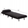 ΠΟΛΥΘΡΟΝΑ ΚΡΕΒΑΤΙ BRAXTON HM8425.03 ΜΑΥΡΟ ΥΦΑΣΜΑ 78x88x78Υεκ.