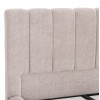 ΚΡΕΒΑΤΙ ΔΙΠΛΟ ΜΕ ΣΤΡΩΜΑ & ΑΠΟΘ.ΧΩΡΟ REMO HM21167 ΜΠΕΖ ΜΠΟΥΚΛΕ--ΓΙΑ 160x200εκ