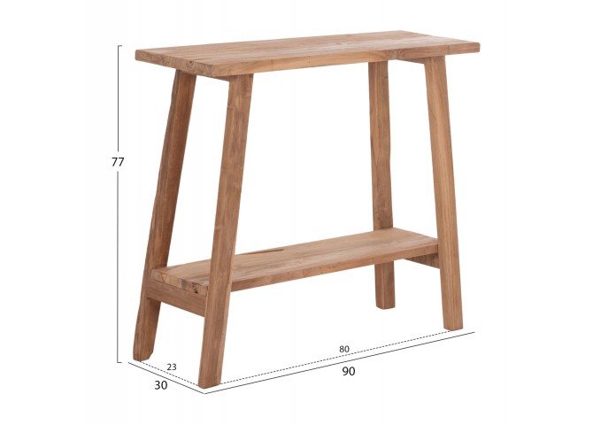 ΚΟΝΣΟΛΑ TALIBER HM18256 ΞΥΛΟ TEAK ΣΕ ΦΥΣΙΚΟ ΧΡΩΜΑ 90x30x77Υεκ.