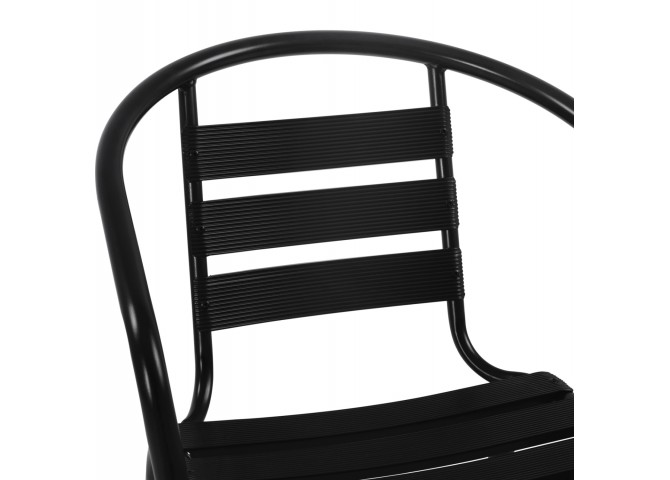 ΣΕΤ ΤΡΑΠΕΖΑΡΙΑΣ 5ΤΜΧ ADAM HM21220.03 ΚΑΡΕΚΛΕΣ ΜΕΤΑΛΛΙΚΕΣ & ΤΡΑΠΕΖΙ 110x60 ΜΑΥΡΟ