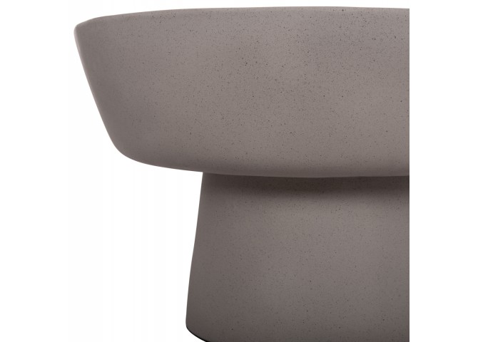 ΤΡΑΠΕΖΙ ΣΑΛΟΝΙΟΥ PIRSON HM18155.03 FIBER CEMENT ΣΕ ΓΚΡΙ--Φ60x36Υεκ.