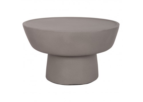 ΤΡΑΠΕΖΙ ΣΑΛΟΝΙΟΥ PIRSON HM18155.03 FIBER CEMENT ΣΕ ΓΚΡΙ--Φ60x36Υεκ.