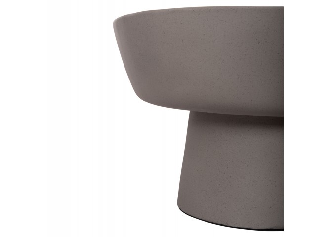 ΤΡΑΠΕΖΙ ΣΑΛΟΝΙΟΥ PIRSON HM18155.03 FIBER CEMENT ΣΕ ΓΚΡΙ--Φ60x36Υεκ.