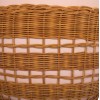 ΒΟΗΘΗΤΙΚΟ ΤΡΑΠΕΖΙ VILHENA HM18166 FIBER CEMENT ΡΟΖ-RATTAN ΦΥΣΙΚΟ Φ44.5x45Υεκ.