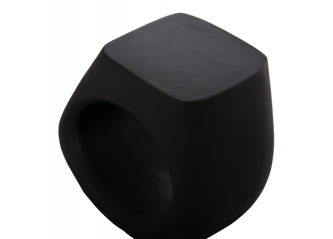 ΣΚΑΜΠΟ ΣΑΛΟΝΙΟΥ LANS HM4691.01 FIBER CEMENT ΣΕ ΜΑΥΡΟ--58x28x45.5Υεκ.