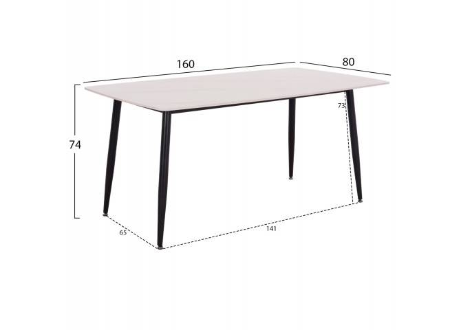ΣΕΤ ΤΡΑΠΕΖΑΡΙΑΣ 7ΤΜΧ RAVEN HM21070.01 ΚΕΡΑΜΙΚΟ TOP--4 ΚΑΡΕΚΛΕΣ & 2 ΠΟΛΥΘΡΟΝΕΣ ΕΚΡΟΥ
