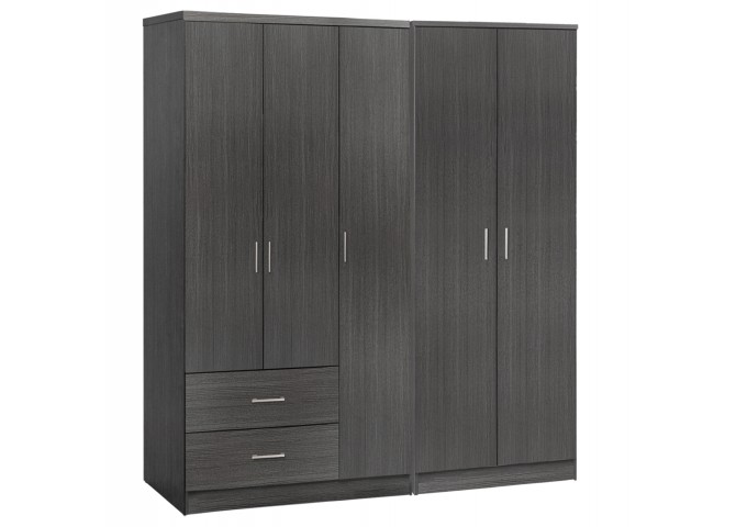 ΝΤΟΥΛΑΠΑ 5ΦΥΛΛΗ CAESAR HM21234.01 ΜΕΛΑΜΙΝΗ ΧΡΩΜΑ ZEBRANO 150x42.5x181Υεκ