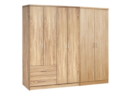 ΝΤΟΥΛΑΠΑ 6ΦΥΛΛΗ BLAKELY HM21235.02 ΜΕΛΑΜΙΝΗ ΧΡΩΜΑ SONAMA 201x43x181Υεκ