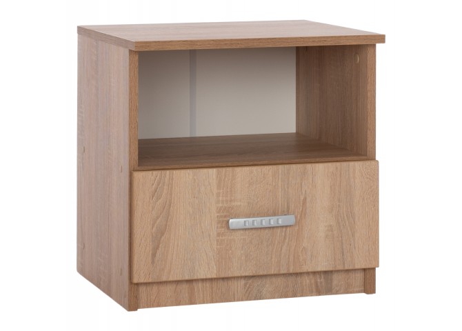 ΣΕΤ ΚΡΕΒΑΤΟΚΑΜΑΡΑΣ 5ΤΜΧ ADLER HM11758 ΜΕΛΑΜΙΝΗ SONAMA OAK-ΓΙΑ ΣΤΡΩΜΑ 160x200εκ