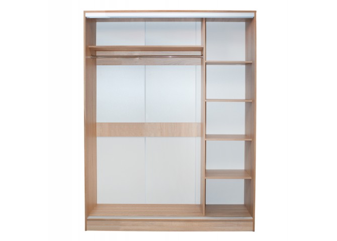 ΣΕΤ ΚΡΕΒΑΤΟΚΑΜΑΡΑΣ 6ΤΜΧ ADLER HM11759 ΜΕΛΑΜΙΝΗ SONAMA OAK-ΓΙΑ ΣΤΡΩΜΑ 160x200εκ