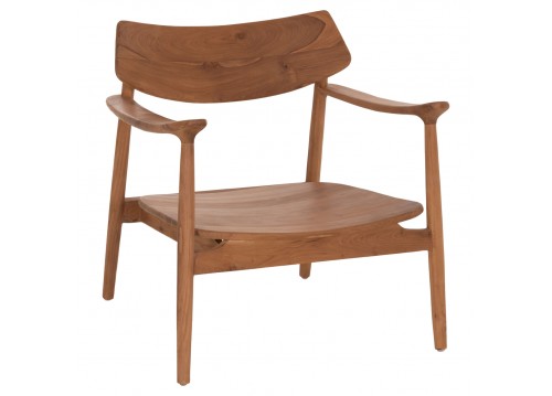 ΠΟΛΥΘΡΟΝΑ LOUNGE RANGER HM18255.01 ΞΥΛΟ TEAK ΣΕ ΦΥΣΙΚΟ 70x73x73Υεκ.