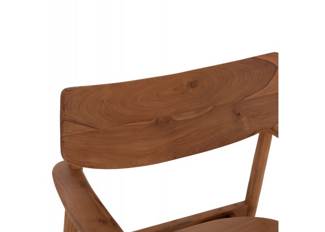 ΠΟΛΥΘΡΟΝΑ LOUNGE RANGER HM18255.01 ΞΥΛΟ TEAK ΣΕ ΦΥΣΙΚΟ 70x73x73Υεκ.