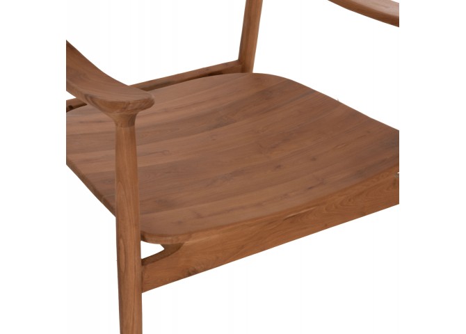 ΠΟΛΥΘΡΟΝΑ LOUNGE RANGER HM18255.01 ΞΥΛΟ TEAK ΣΕ ΦΥΣΙΚΟ 70x73x73Υεκ.