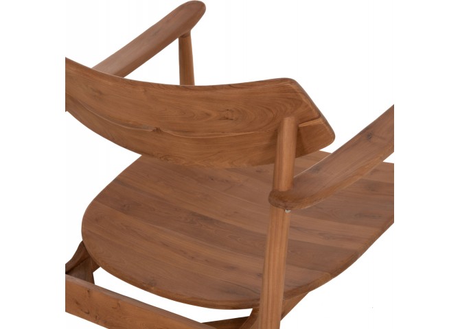 ΠΟΛΥΘΡΟΝΑ LOUNGE RANGER HM18255.01 ΞΥΛΟ TEAK ΣΕ ΦΥΣΙΚΟ 70x73x73Υεκ.