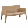 ΚΑΝΑΠΕΣ 2-ΘΕΣΙΟΣ ΠΟΛΥΠΡΟΠΥΛΕΝΙΟΥ SLEEK HM6366.03 ΧΡΩΜΑ ΚΑΠΟΥΤΣΙΝΟ 118x48,5x73Υεκ.